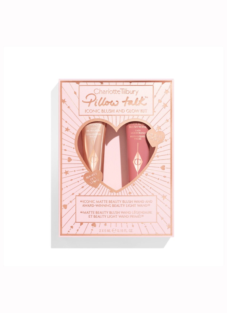 Trusa emblematică de fard de obraz și iluminator Pillow Talk de la Charlotte Tilbury - Ediție limitată