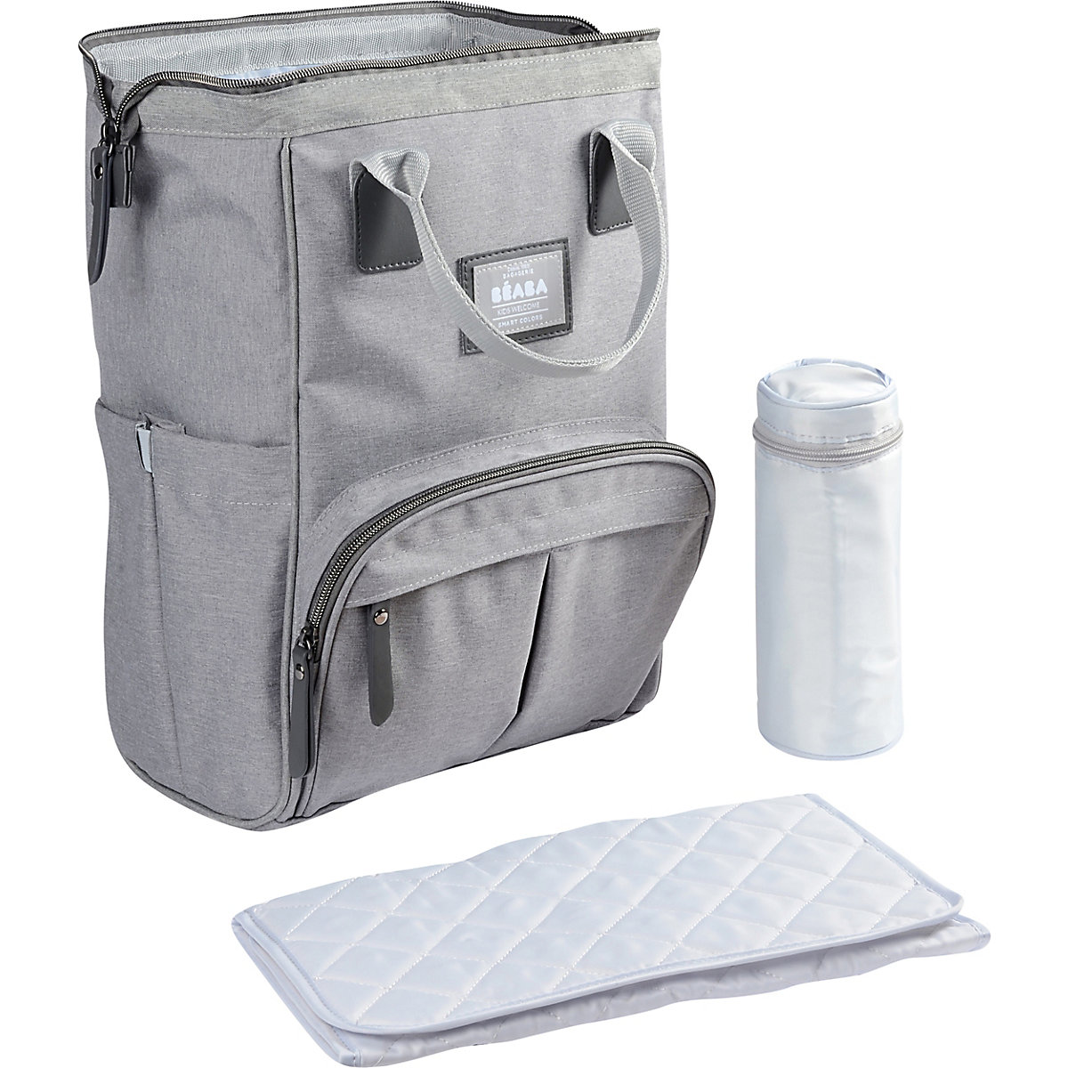Wickeltasche Wellington - Graumeliert