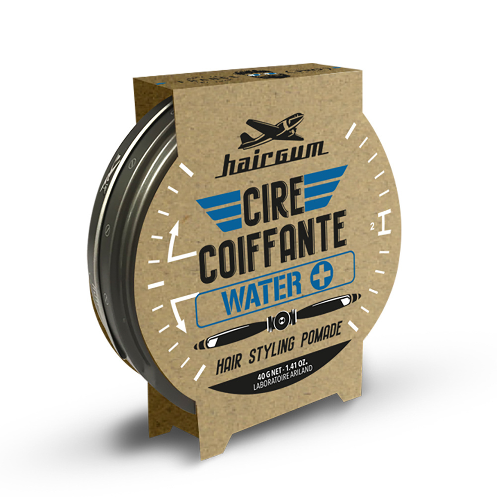 hairgum Cire Coiffante Water + Produit Coiffant