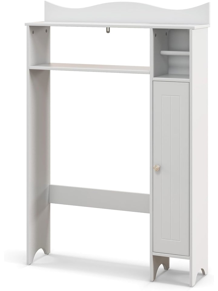 COSTWAY Toilettenschrank 110cm in Weiß günstig kaufen onesize