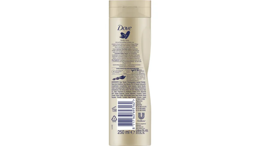 Dove Body Love Summer Glow Body Lotion 250 ml