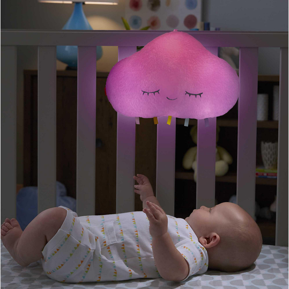 Fisher-Price Wölkchen-Spieluhr, Plüsch-Spieluhr für das Kinderbett