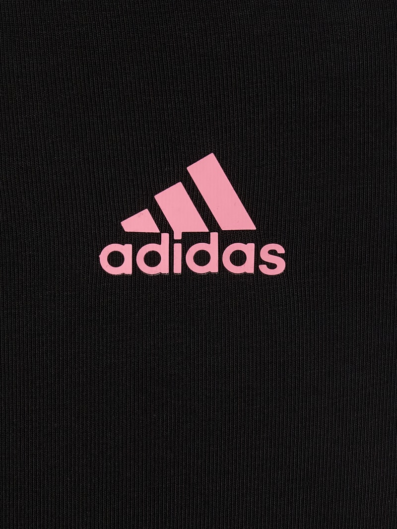 PLUS SIZE Sportleggings mit Logo-Streifen in schwarz