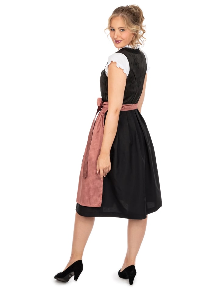 Gwandler Dirndl SYLVI in schwarz günstig kaufen