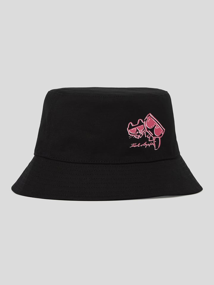 Karl Lagerfeld Fischerhut in Schwarz günstig kaufen onesize