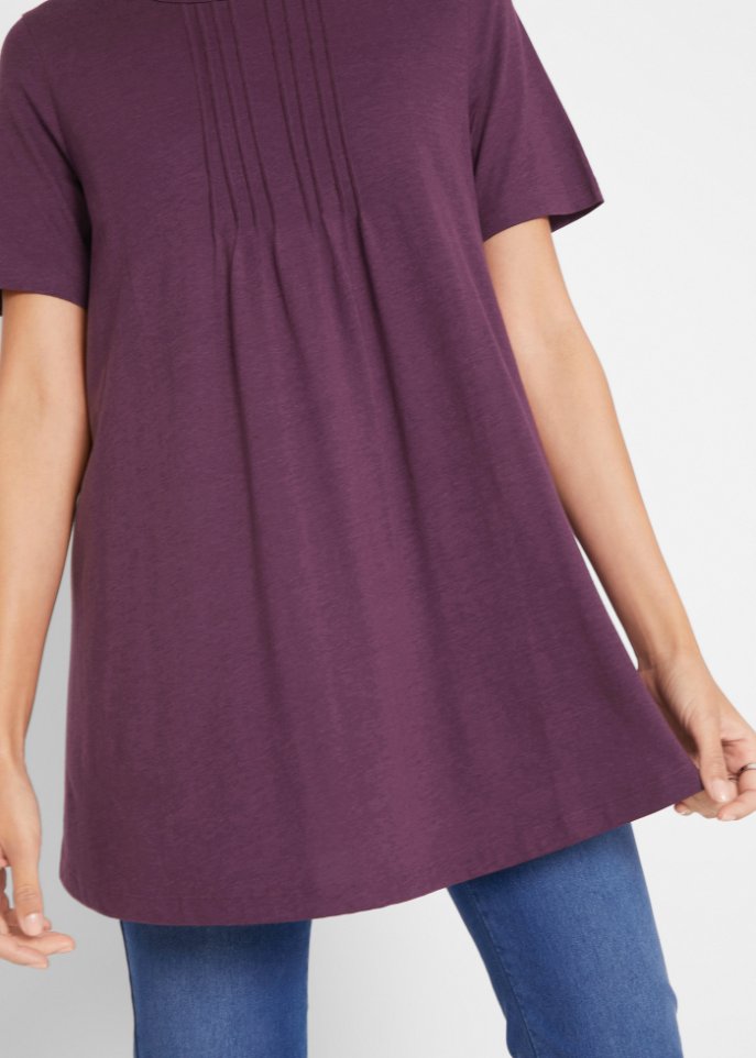T-Shirt in A-Linien-Form, kurzarm