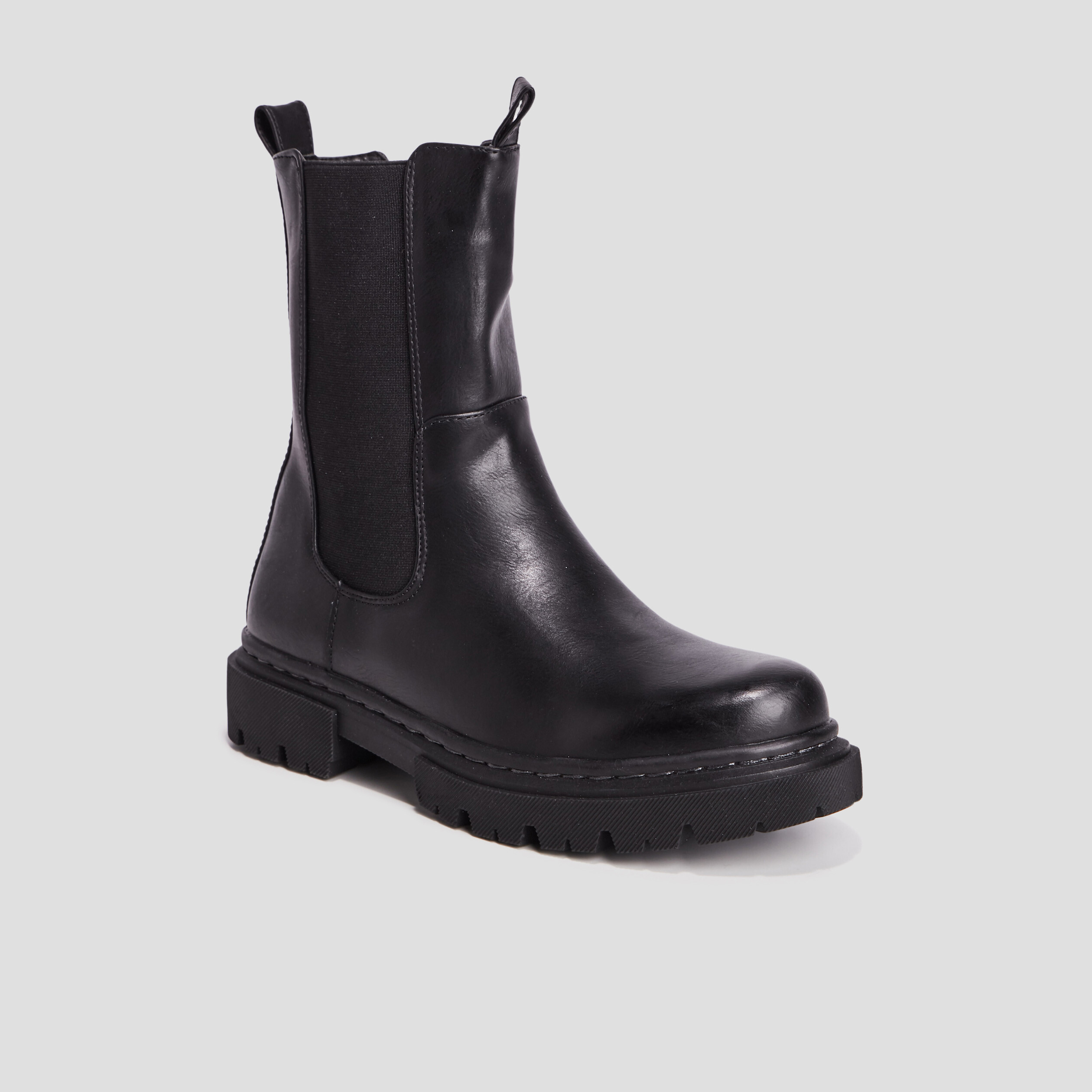 Bottines chelsea noir femme | La Halle