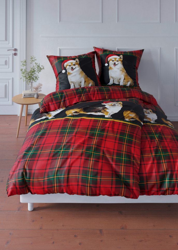 Bettwäsche mit Hunden