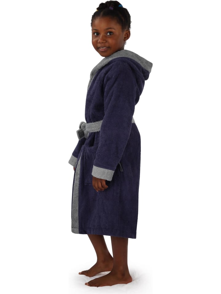 normani Kinder Bademantel aus Bio-Baumwolle Elounda in Lila günstig kaufen