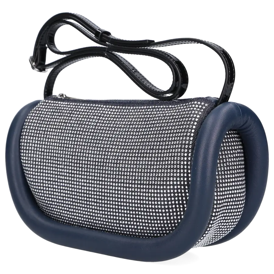 JW. Anderson - Schultertasche BUMPER Demin - blau