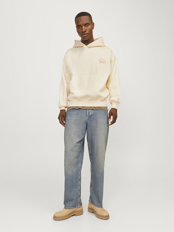 Jack & Jones Hoodie in Creme günstig kaufen
