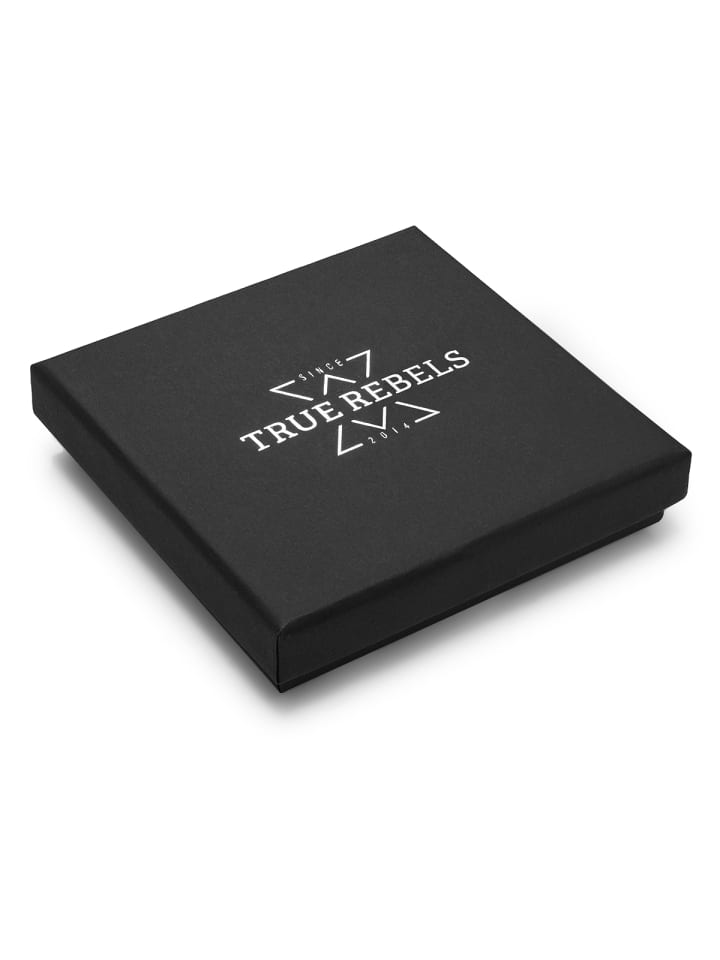 True Rebels Kette Edelstahl in schwarz günstig kaufen 48 cm