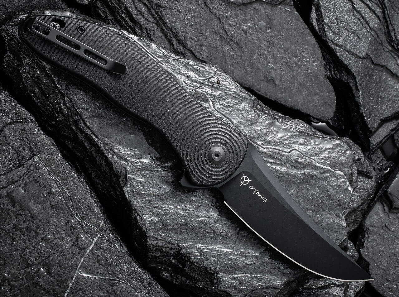 Synergy4 G10 All Black Trailing Point