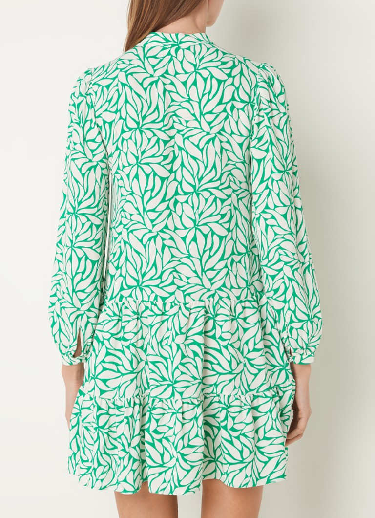 Rochie scurtă tunică Penele de la Phase Eight cu imprimeu de frunze
