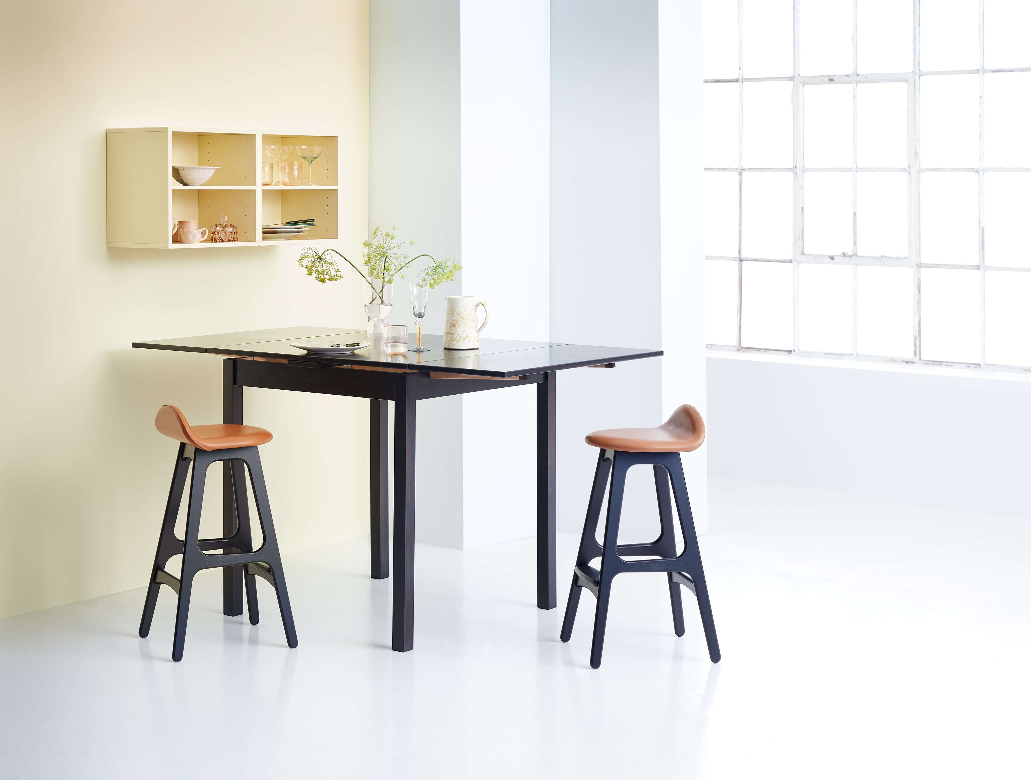 Hammel Furniture Tresentisch Basic by Hammel Dinex, aus Wenge Furnier/Massivholz, in zwei Breiten, mit Auszugsfunktion