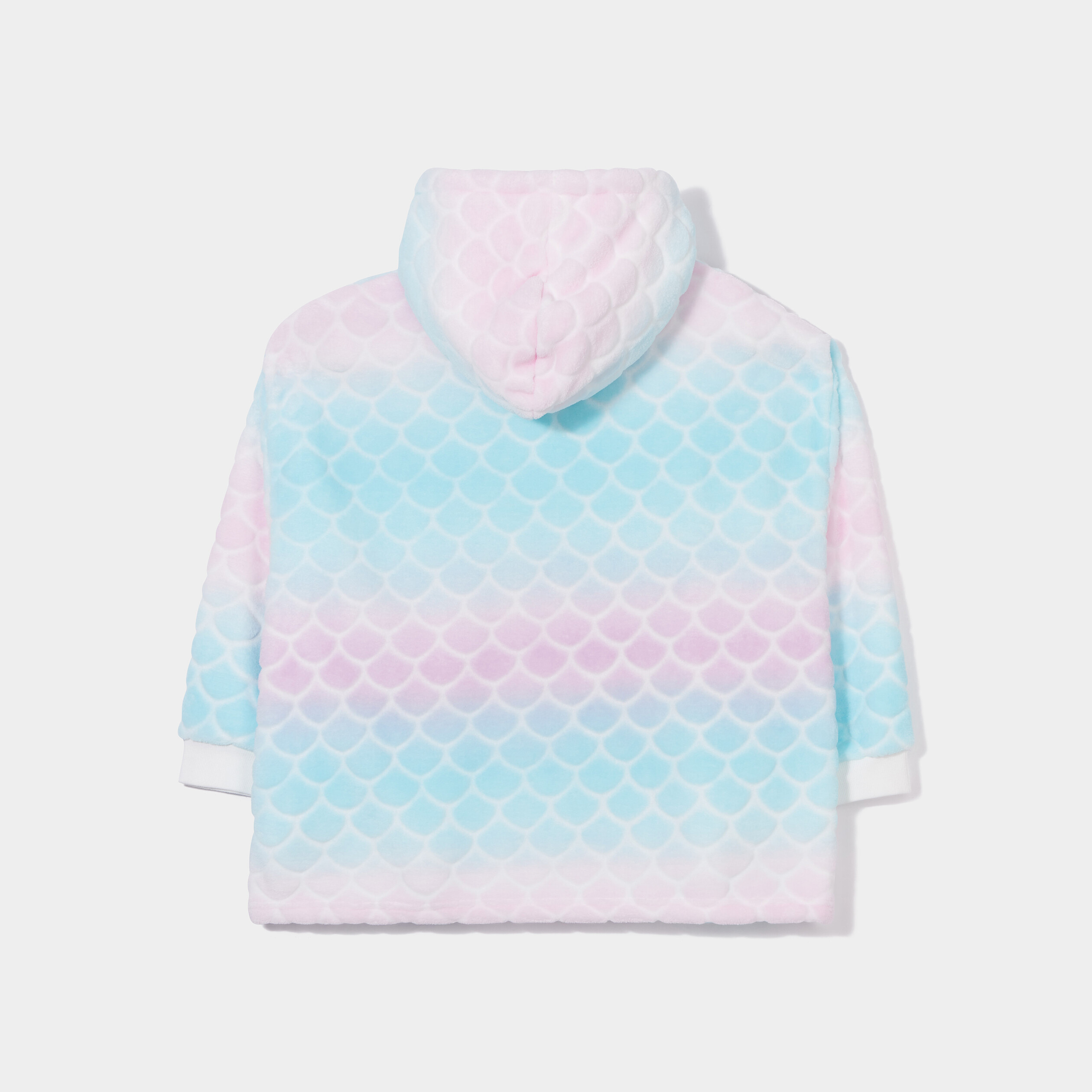Haut de pyjama sweat à capuche pilou violet fille | La Halle