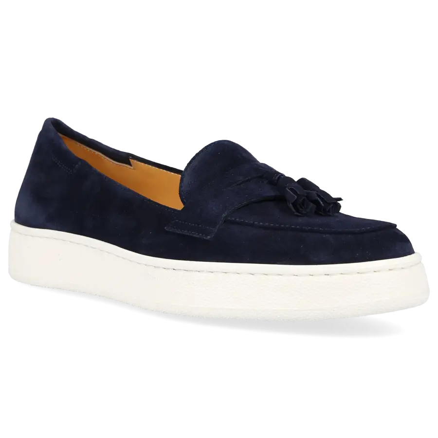 Truman's - Slip Ons 9701 Veloursleder - blau