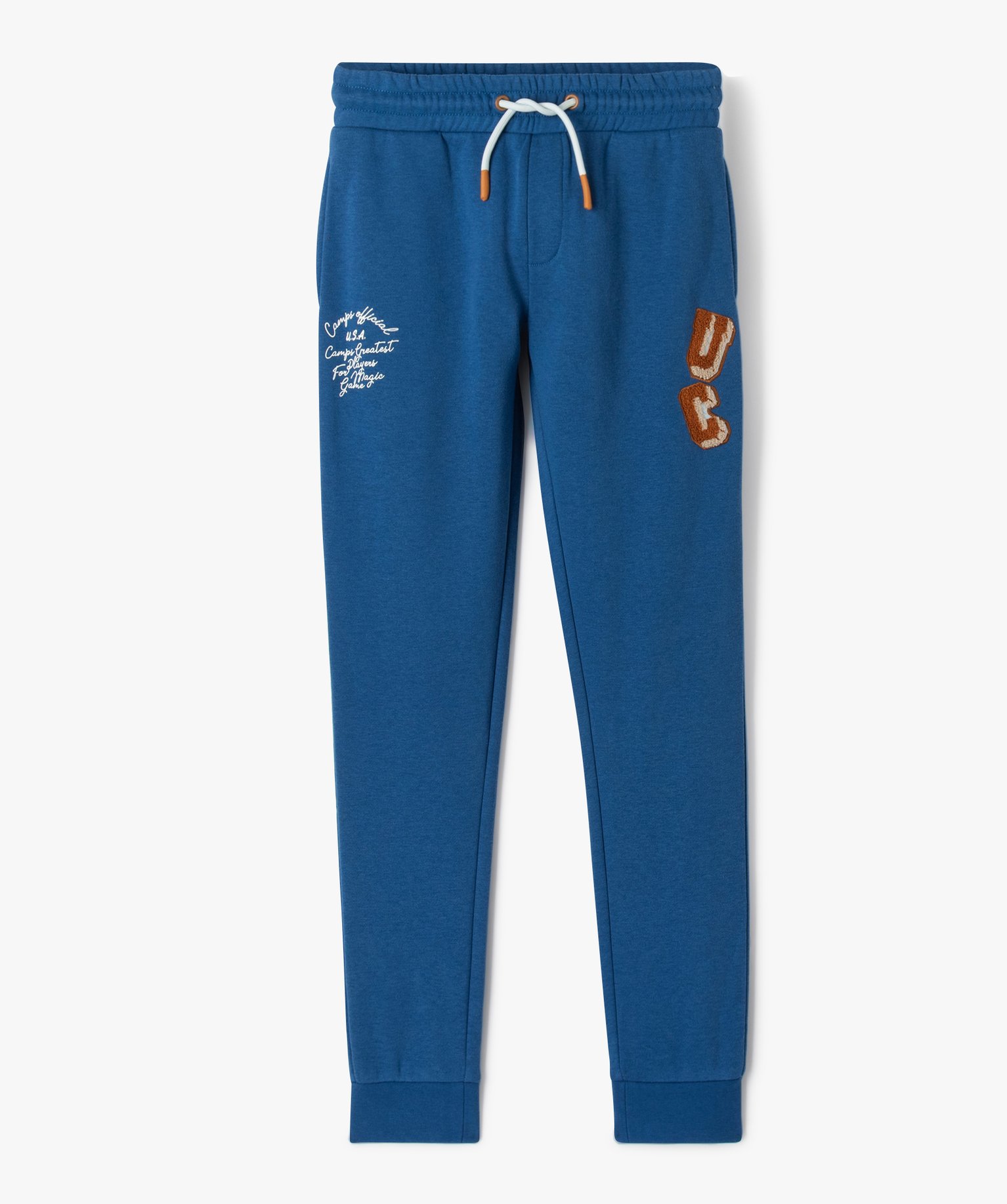 Pantalon de jogging imprimé Garçon - Camps United bleu | GEMO
