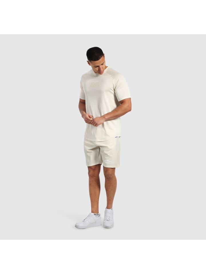 SMILODOX T-Shirt Powerfit Triple in Creme günstig kaufen