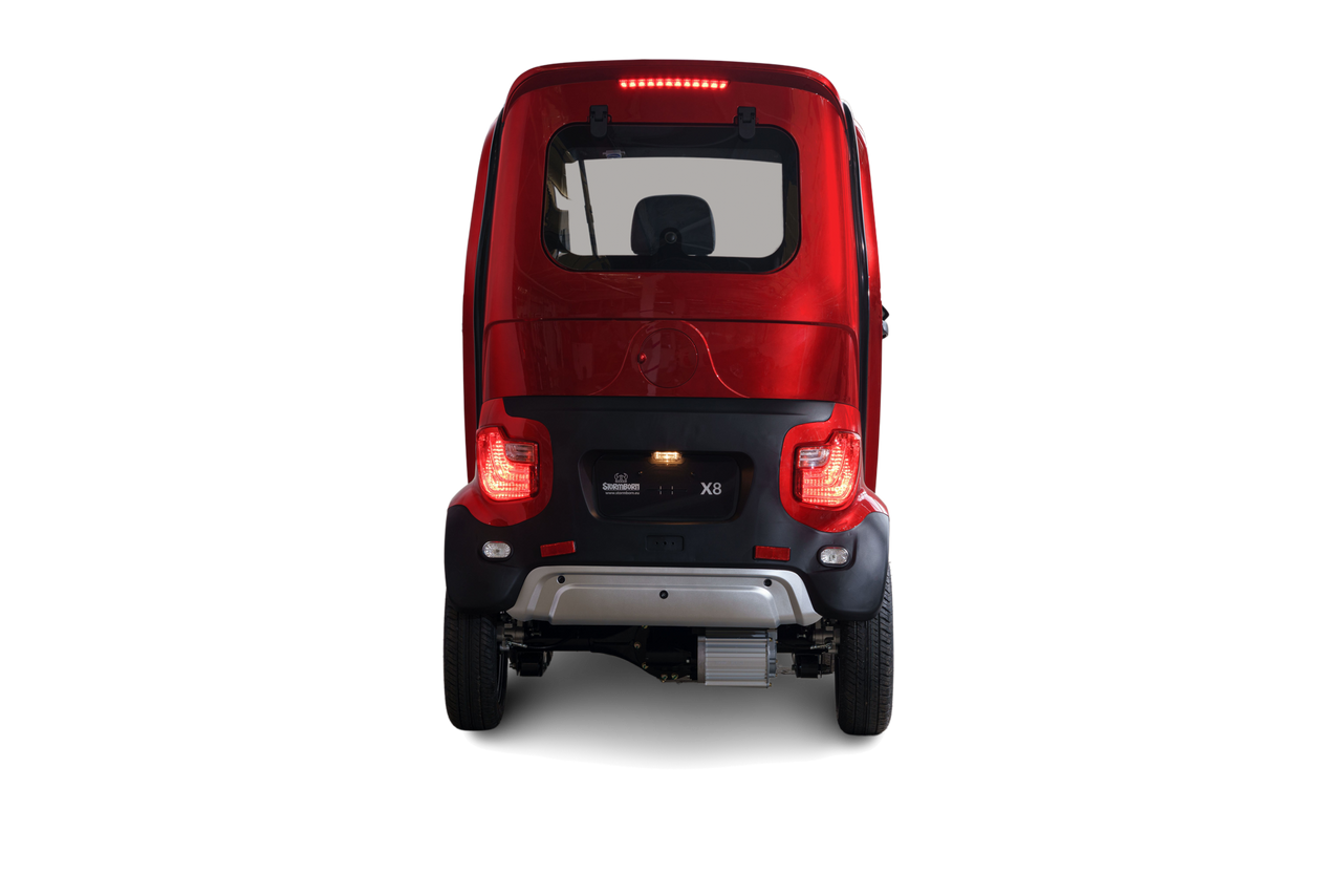 Stormborn X8 GT – 3 kW, Li-Ion-Akku , 45 km/h rotmetallic - Elektrokabinenroller