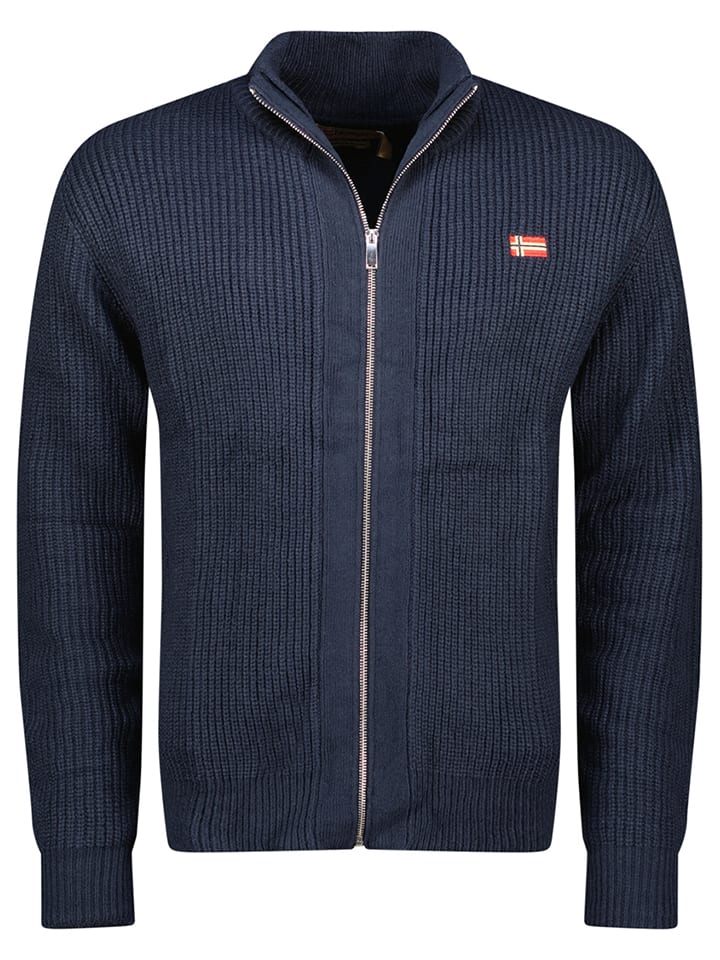 Geographical Norway Cardigan in Dunkelblau günstig kaufen