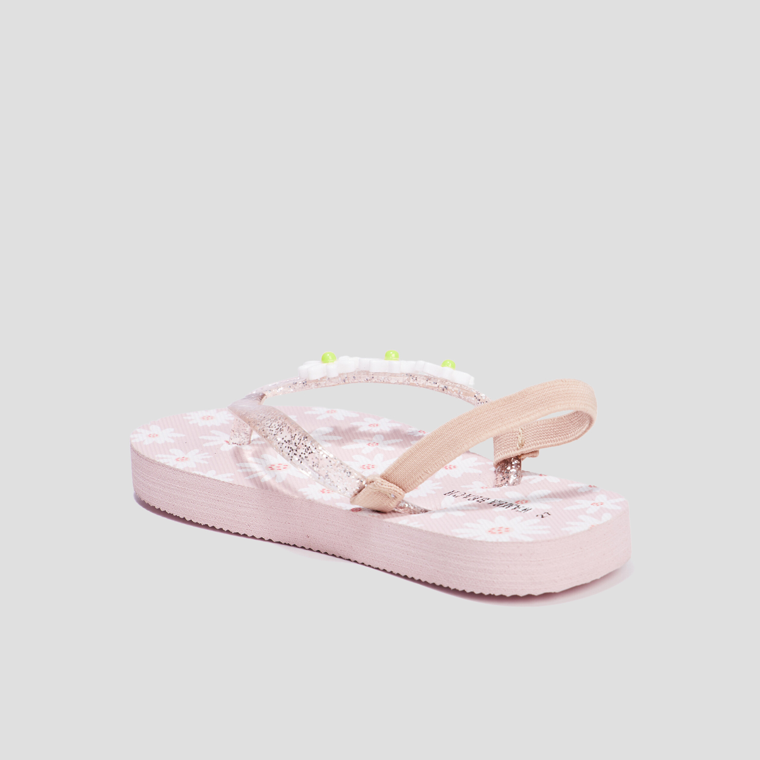 Tongs détails pailletés Wamea Beach rose fille | La Halle