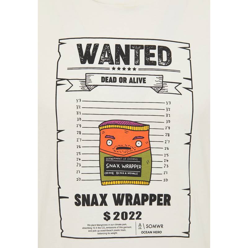SOMWR T-Shirt With Snax Wrapper Print T-Shirt Herren