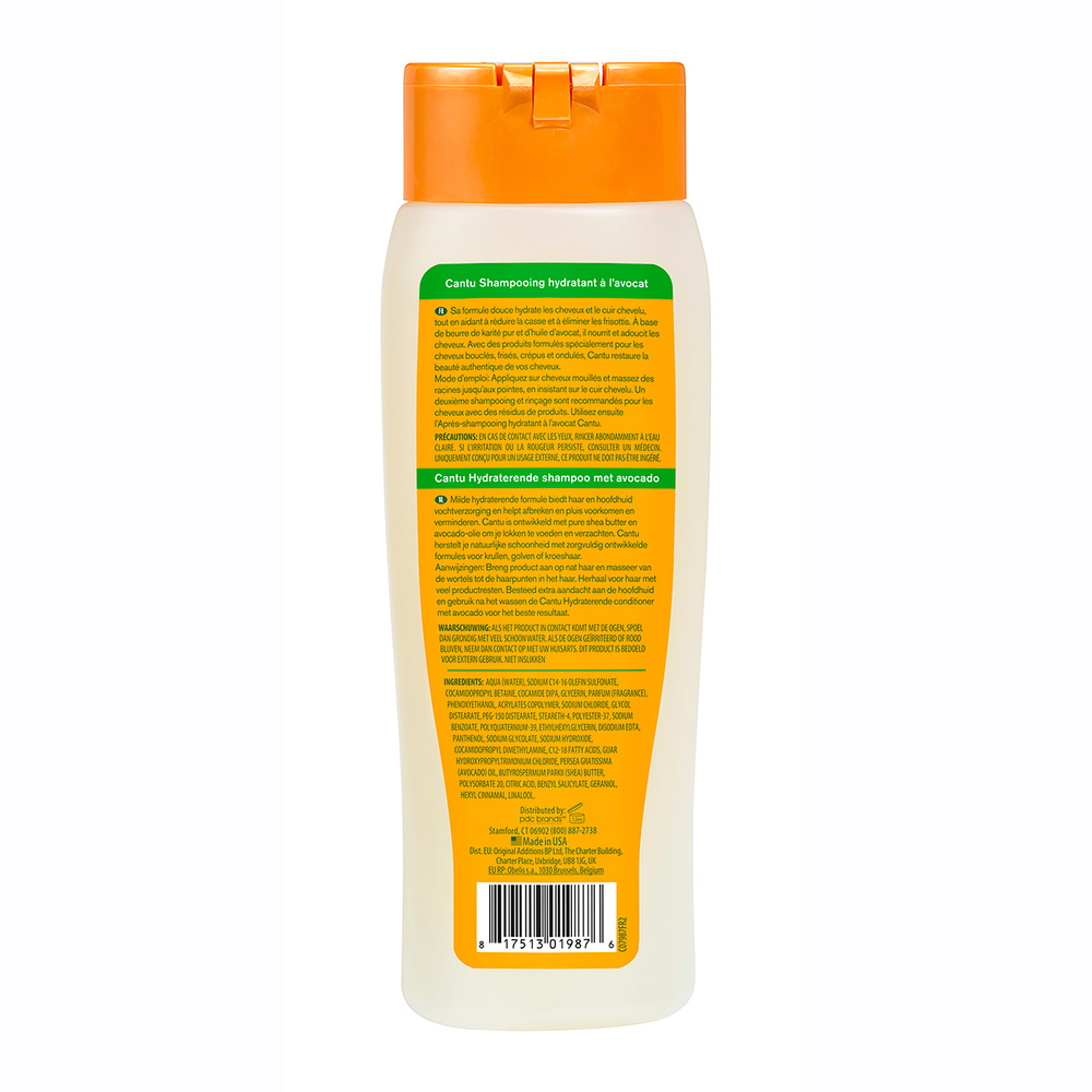 cantu Shampoing hydratant à l'avocat Soin capillaire