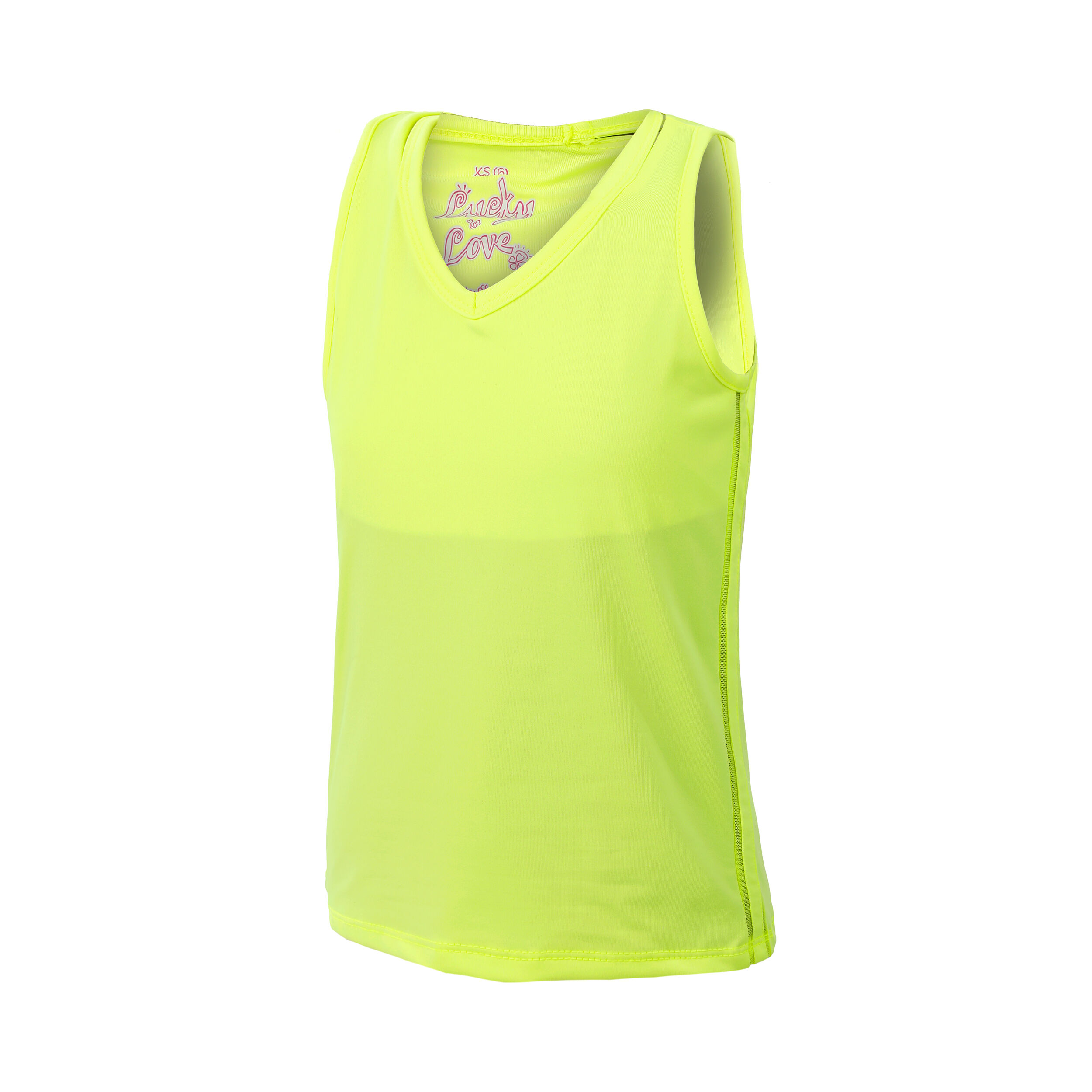 V-Neck Cutout Tank-Top Mädchen - Gelb