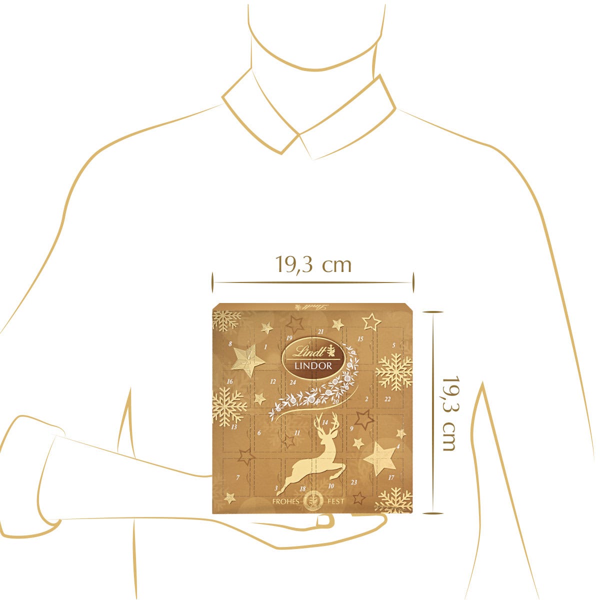 LINDOR Mini Adventskalender, 109g