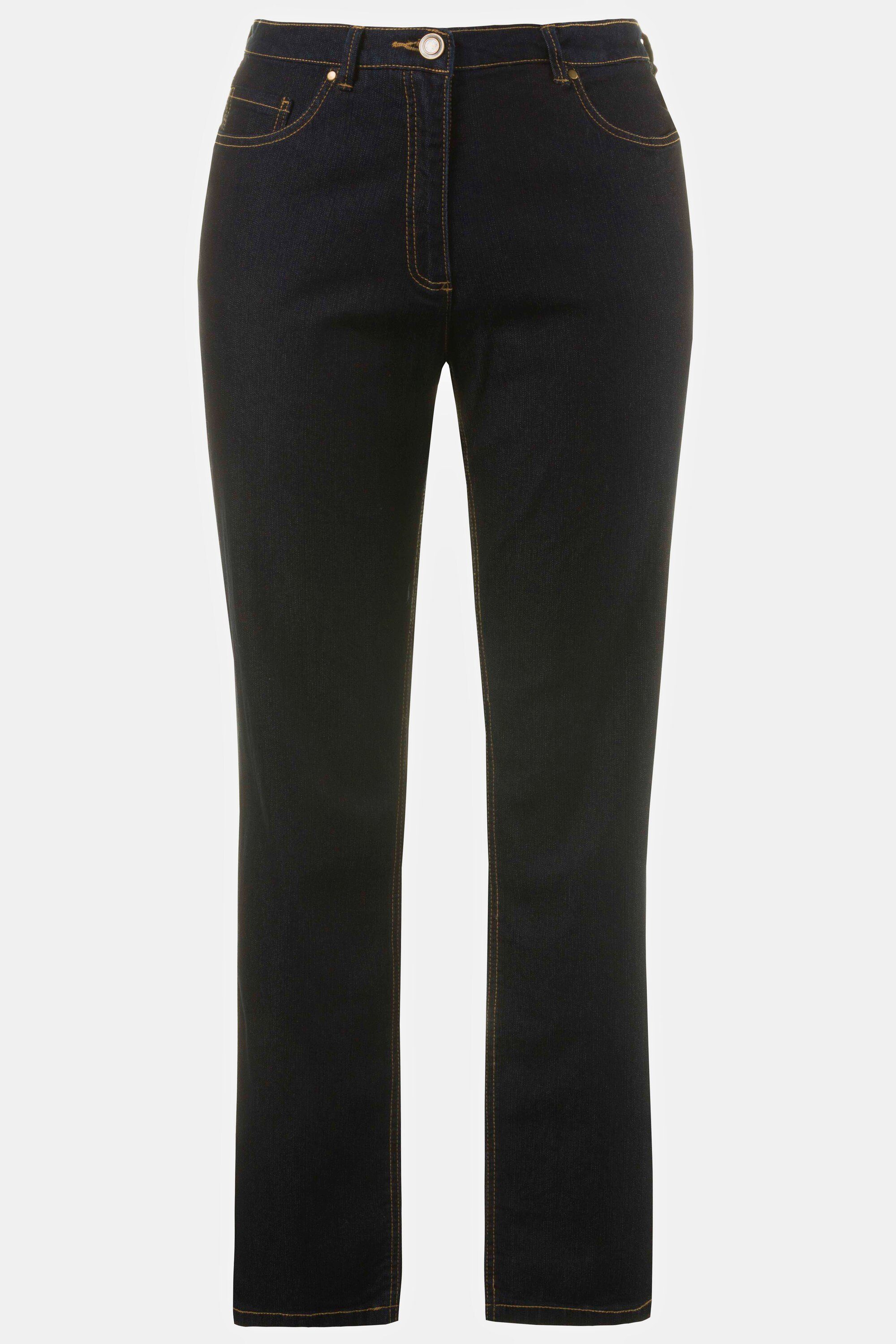 Ulla Popken Funktionshose Jeans Mandy gerades Bein Stretch 5-Pocket-Form