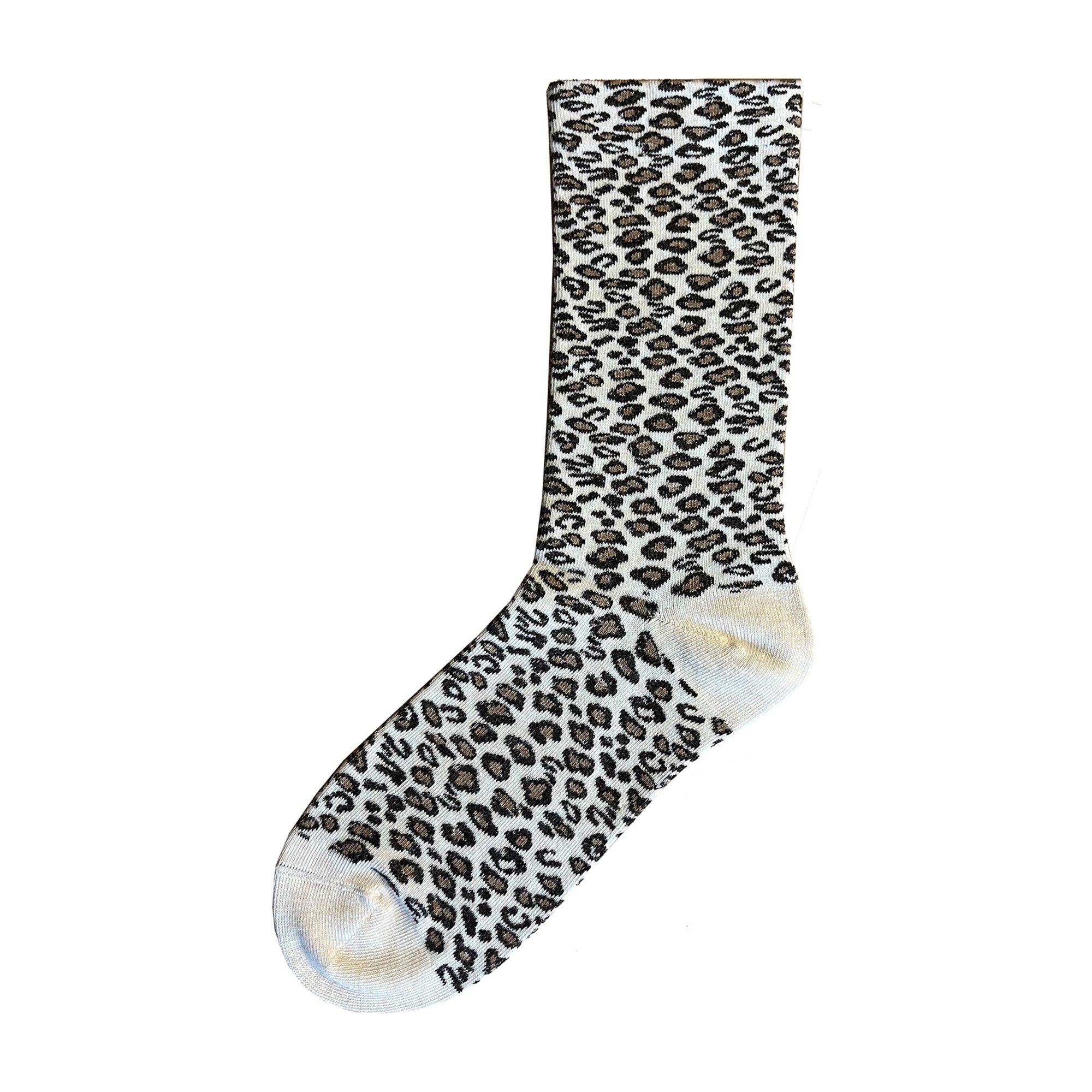 Chaussettes modal cachemire motif léopard