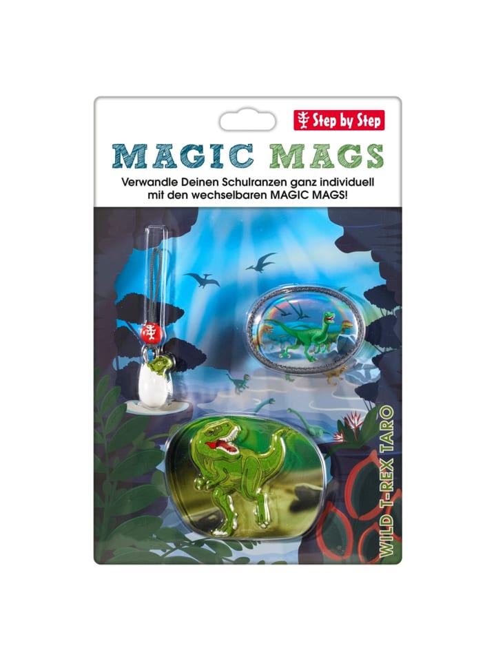 Step by Step Ranzen-Zubehör-Set MAGIC MAGS in Wild T-Rex Taro günstig kaufen onesize