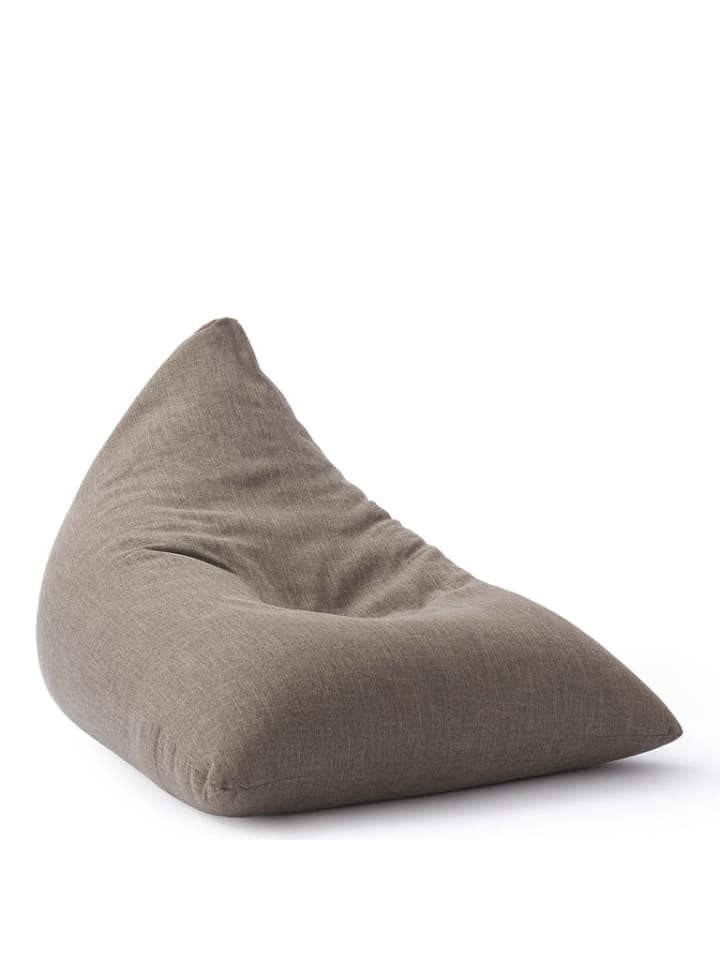 Lumaland Sitzsack Sitzkissen Dreieckiger Sitzsack 370l 150x100x100cm Dunkelgrau günstig kaufen onesize