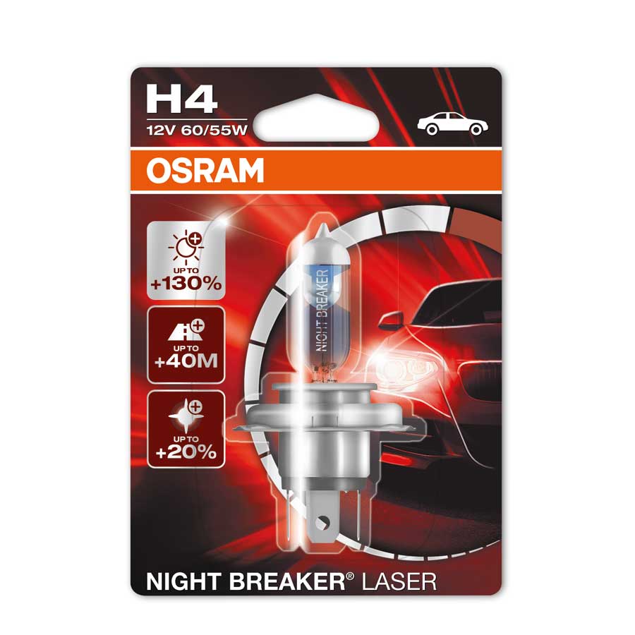OSRAM Night Breaker Laser H4, 1 Stück - ATU