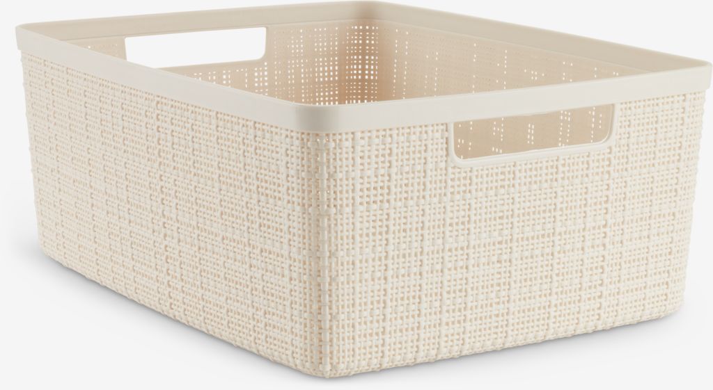Panier en jute Juta 12L écru