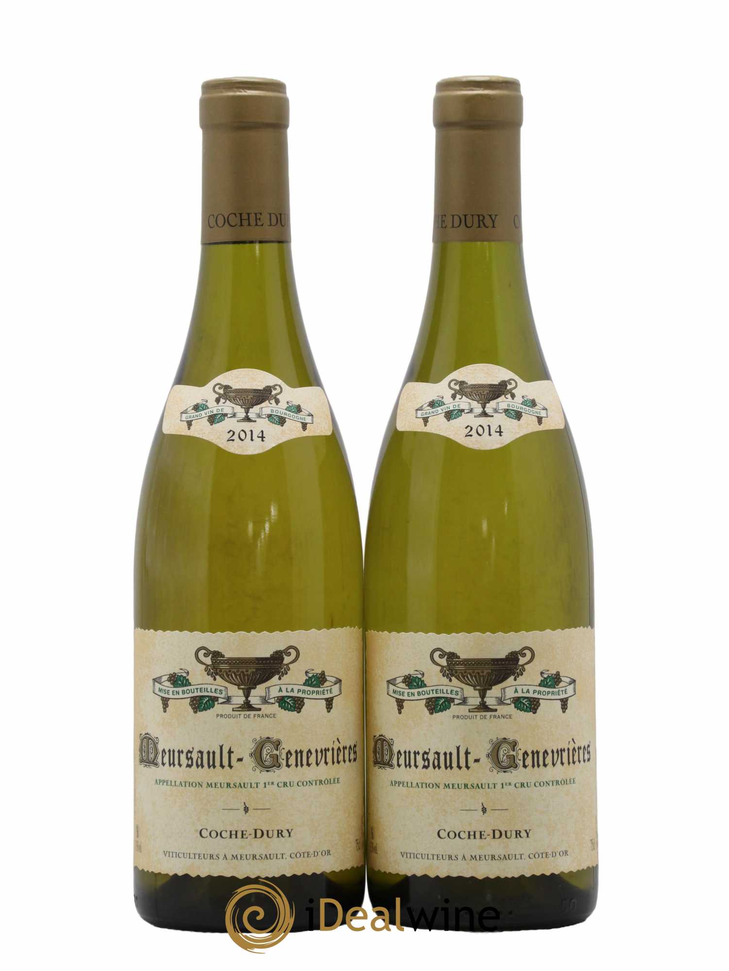 Meursault 1er Cru Genevrières Coche Dury (Domaine)  2014 - Lot de 2 Bouteilles