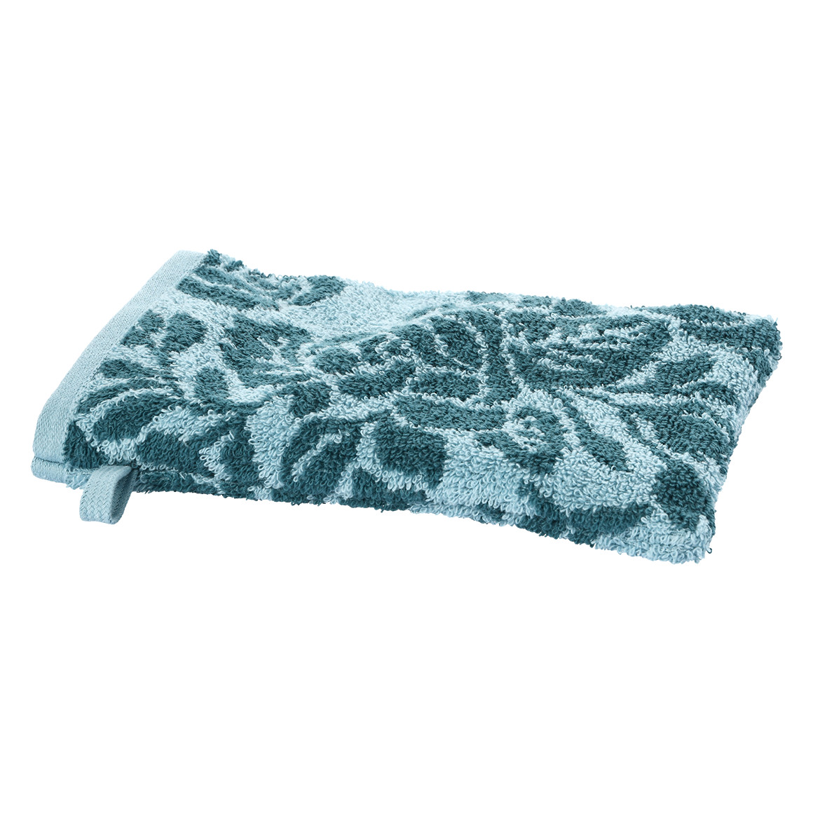 Waschhandschuh mit Rosen-Dessin