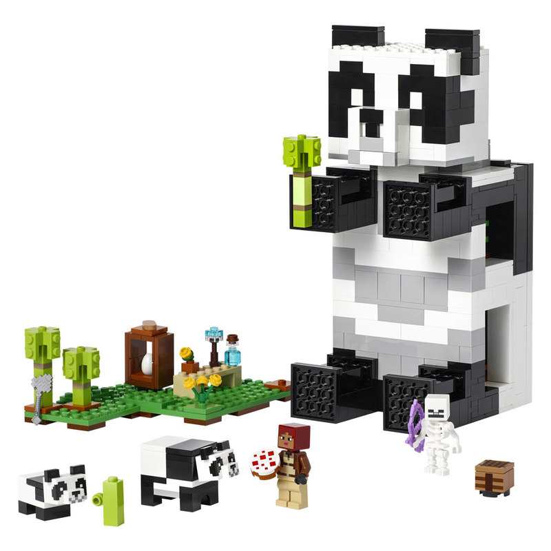 21245 Le refuge panda LEGO Minecraft