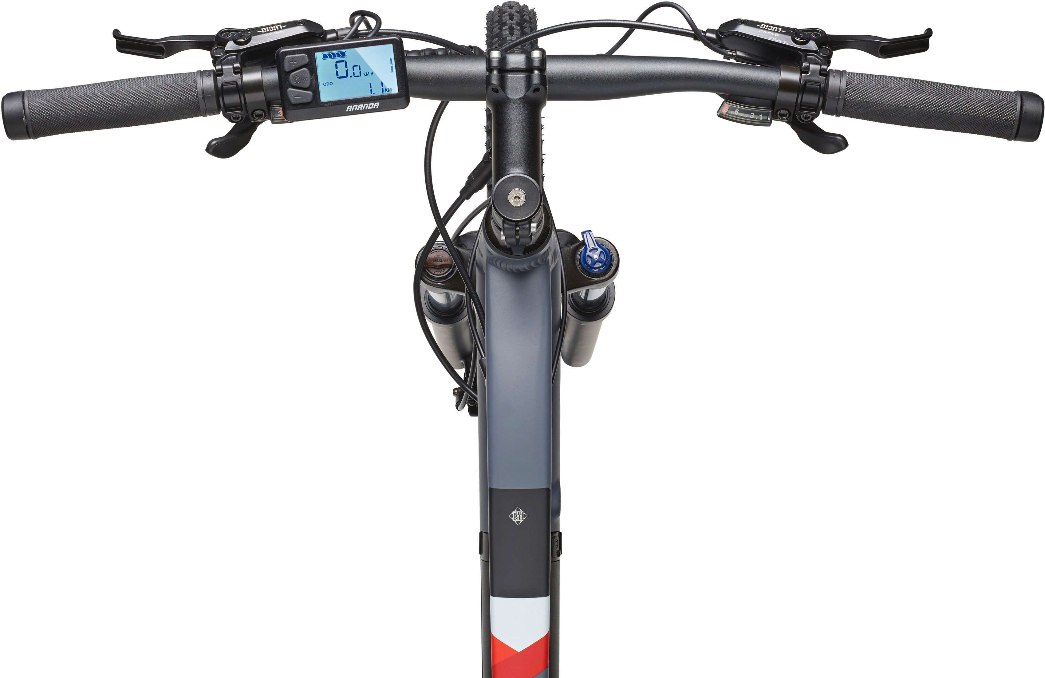 Telefunken E-Bike Aufsteiger M922, 24 Gang Shimano Acera Schaltwerk, Kettenschaltung, Heckmotor, 504 Wh Akku