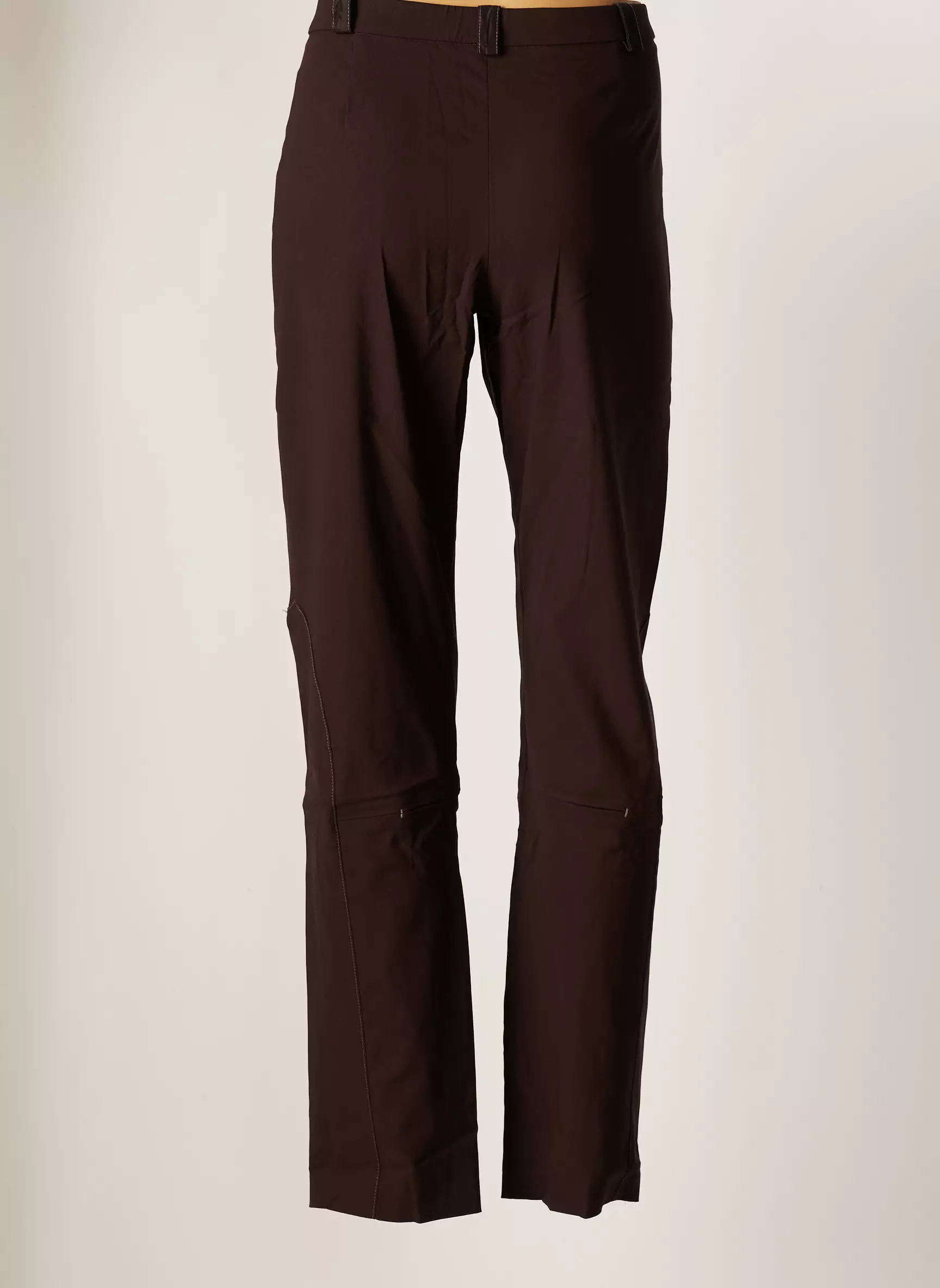 Christine Laure Pantalons Slim Femme couleur marron