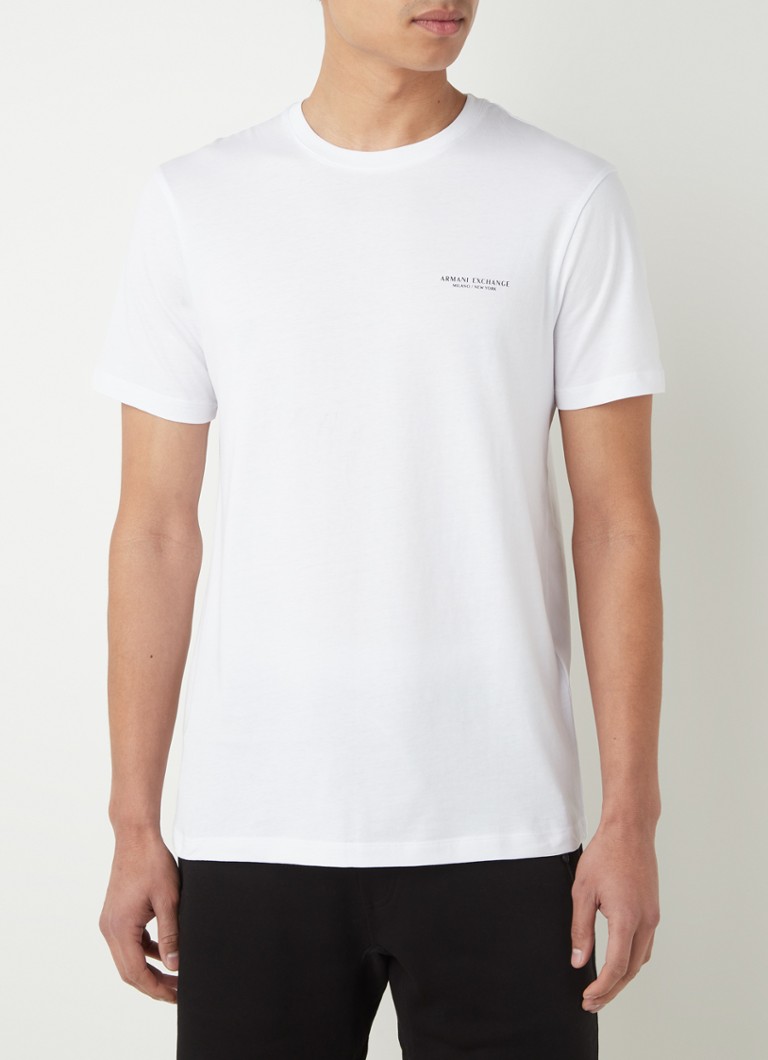 Armani Exchange T-krekls ar logotipa apdruku