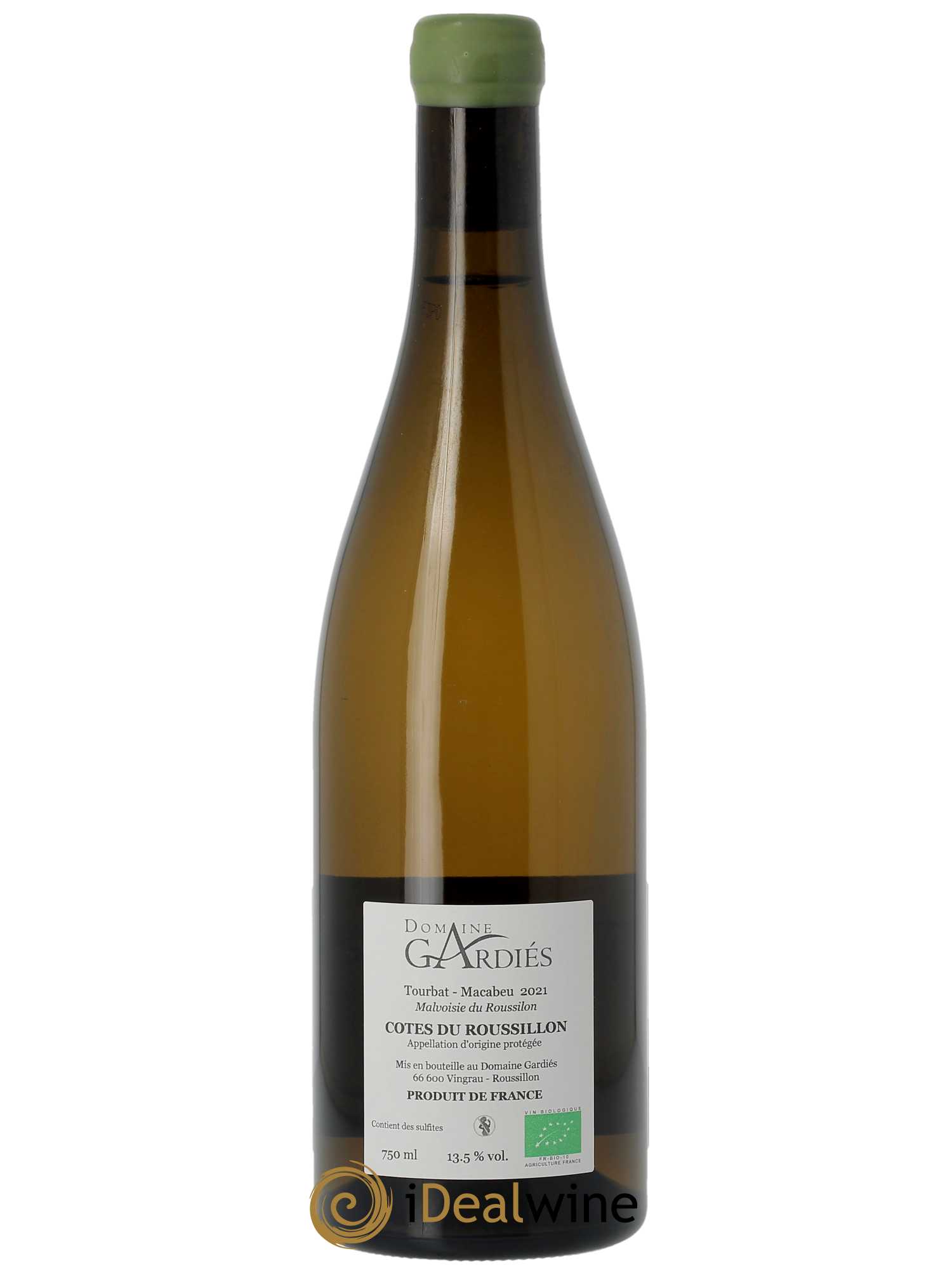Côtes du Roussillon Gardiés (Domaine) La Torreta  2021 - Lot de 1 Bouteille