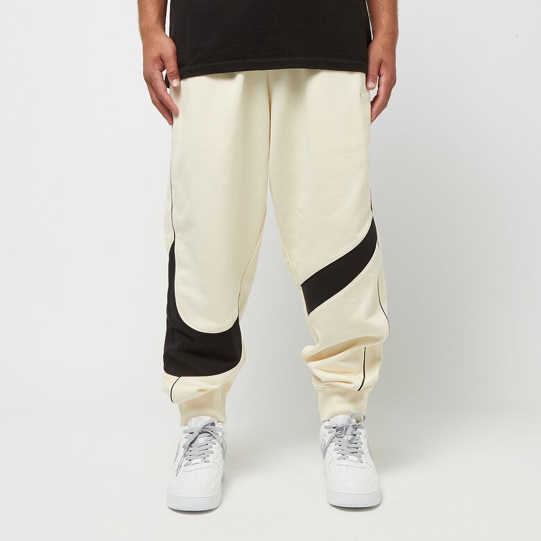 NIKE Swoosh Fleece Pants coconut milk/black/coconut milk