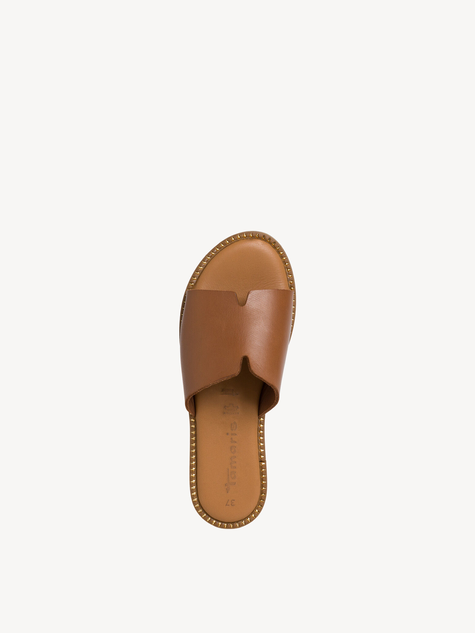 Mule en cuir - marron