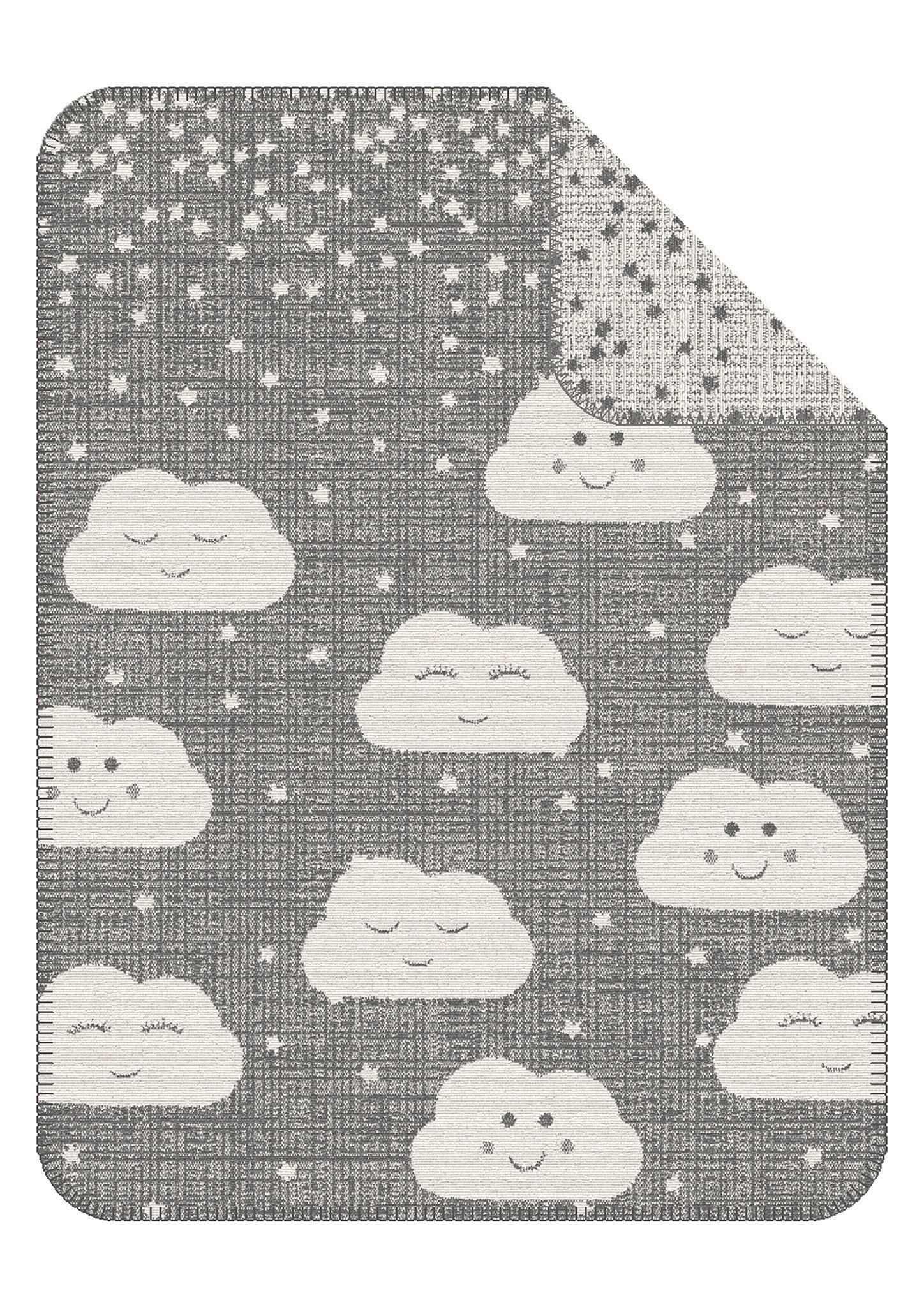 Jacquard-Babydecke mit Wolken  230.830.232.1181-800