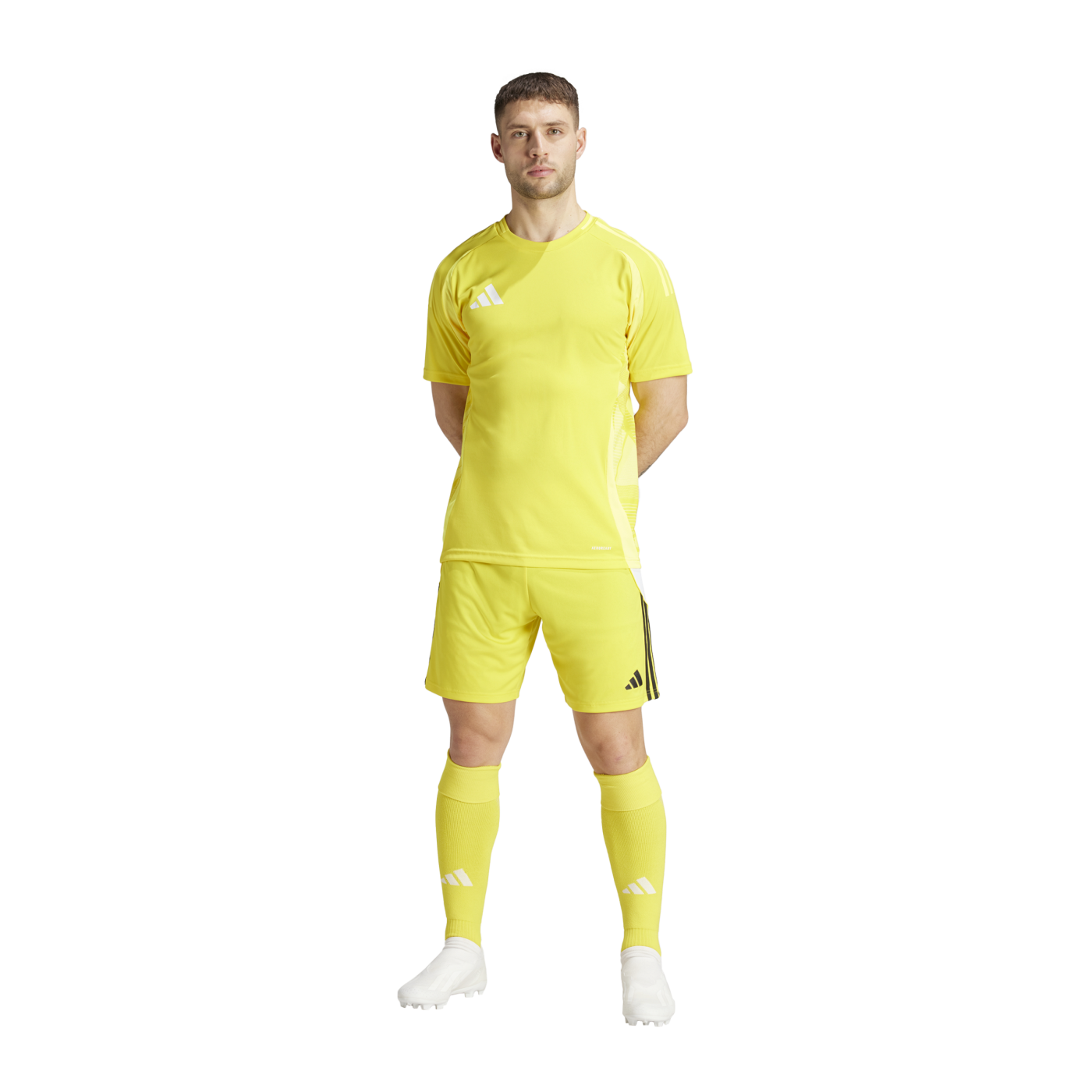 adidas Tiro 24 Short Gelb Weiss