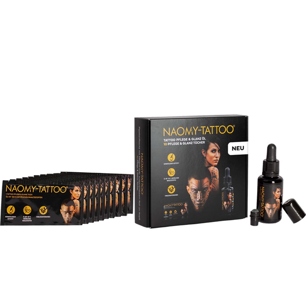 Naomy-Tattoo Glanz- und Pflege Big Set