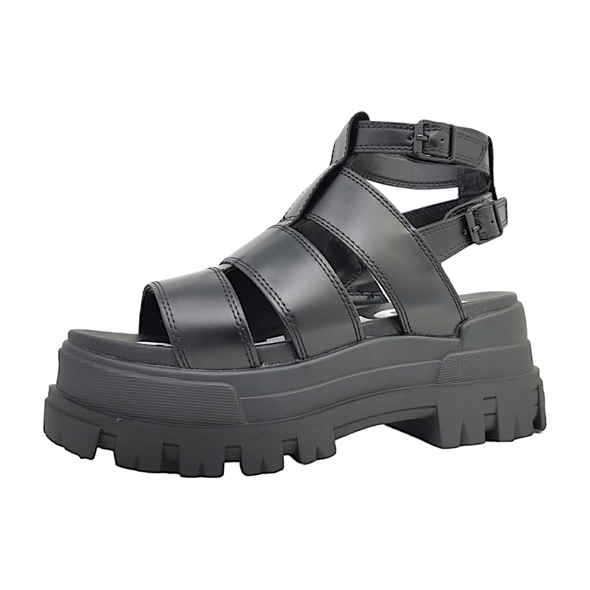 Buffalo ASPHA GLD SANDAL PLATFORM BN16020251 Schwarz Black