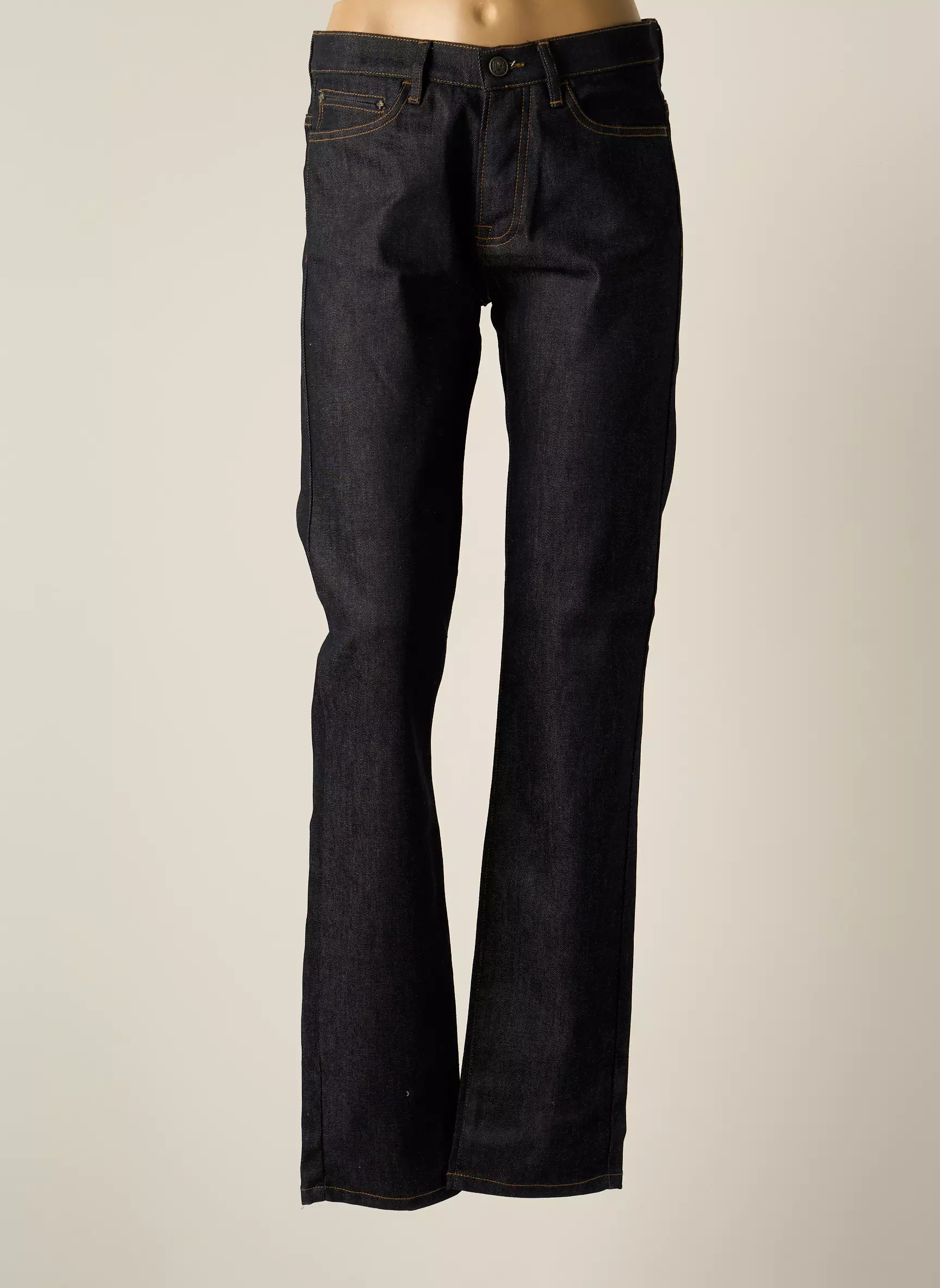The Kooples Jeans Coupe Droite Femme couleur bleu